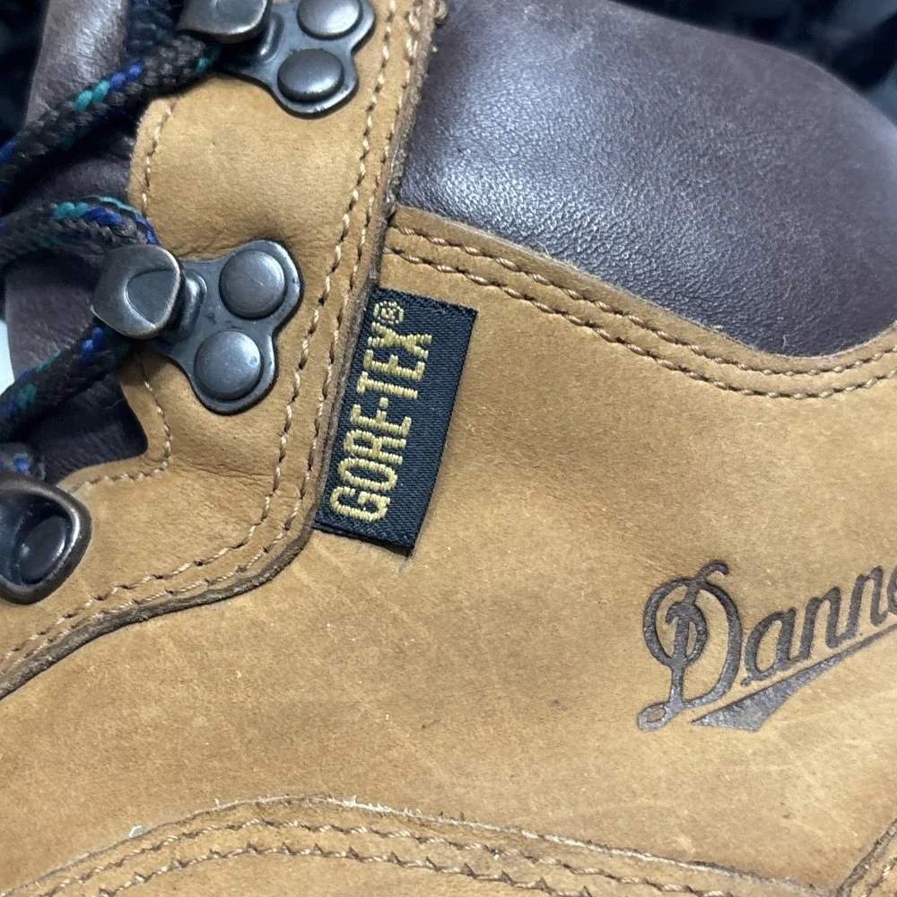 Womens DANNER Brown Leather Waterproof Hiking Boots 48200 Vortex Size 6‎